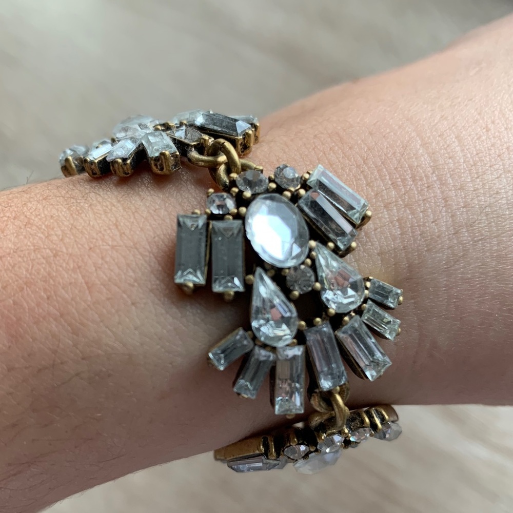 J. Crew Crystal Bracelet